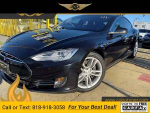 2015 Tesla Model S 70D sedan Solid Black (CALL 818-918-3058 FOR AVAILABILITY) $41999