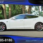2014 *TESLA* MODEL S *P85* 1 OWNER NAVI PANO WHITE ON BLACK LEATHER (No Payments for 90 Days OAC!! Lot 99 LLC) $46995