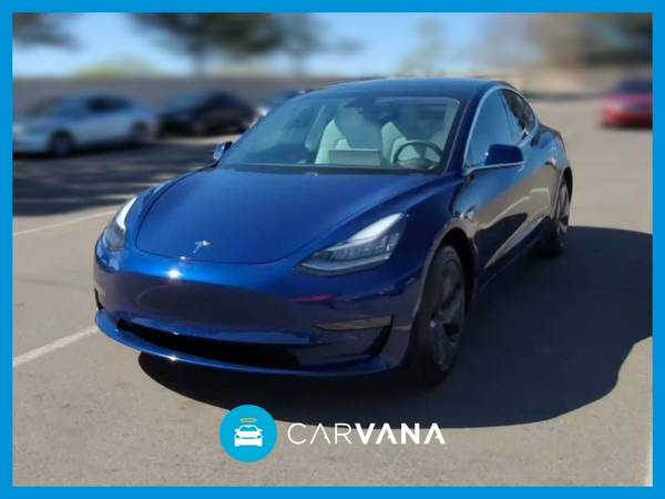 2019 Tesla Model 3 Standard Range Plus Sedan 4D sedan Blue – FINANCE