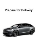 2022 Tesla model X off the line