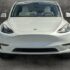 2021 Tesla Model Y Long Range 7 seat white ext. White int.
