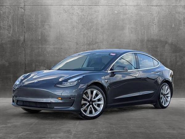 2018 Tesla Model 3 Long Range Battery AWD All Wheel SKU:JF068996