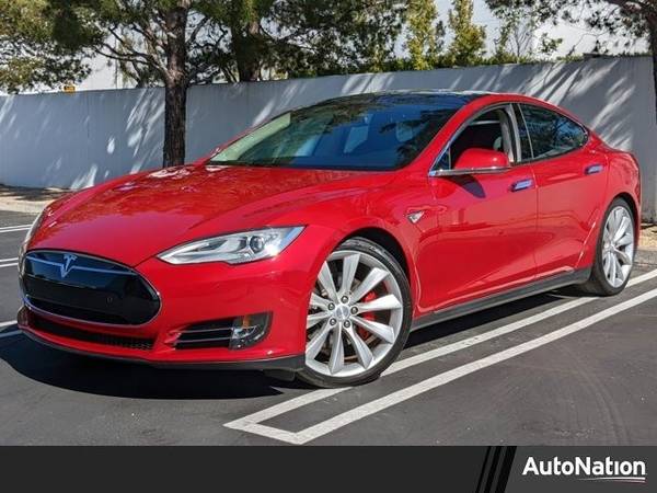 2014 Tesla Model S Electric 60 kWh Battery Hatchback
